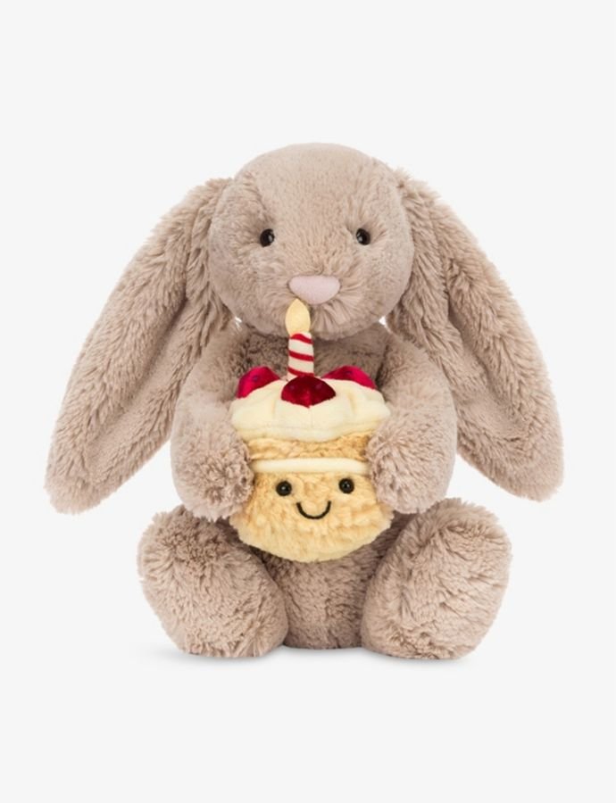 Bashful Birthday Bunny Soft Toy 31cm