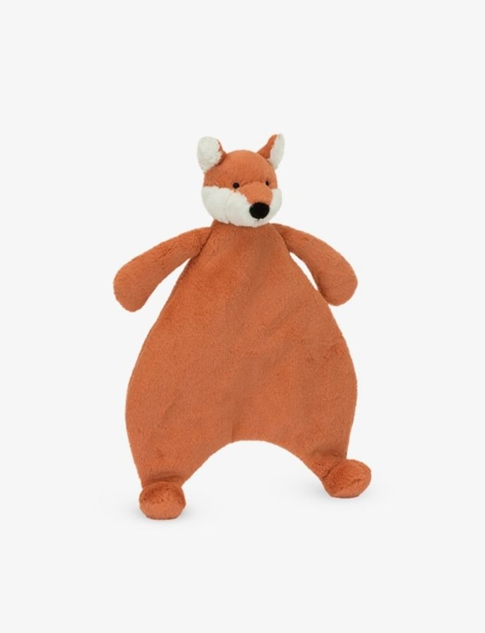 Bashful Fox faux-fur comforter soft toy 27cm