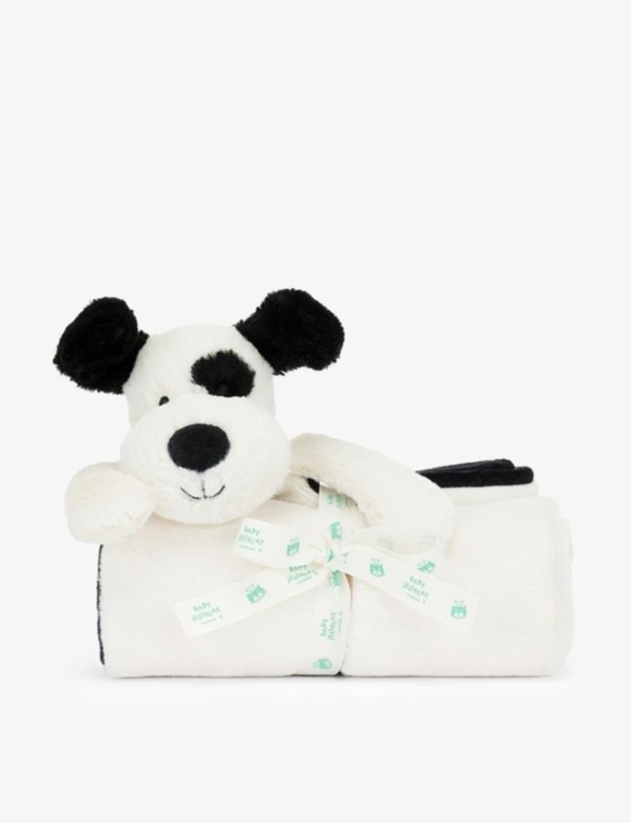 Bashful Puppy faux-fur blanket 70cm