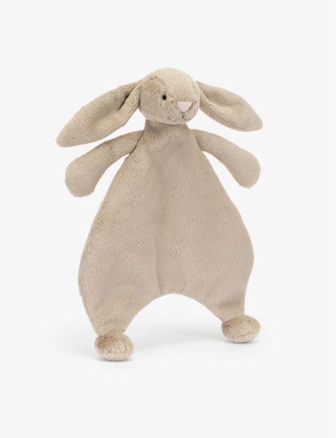 Bashful Bunny faux-fur comforter soft toy 27cm