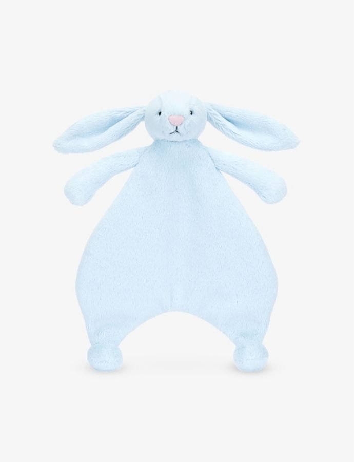 Bashful Bunny faux-fur comforter soft toy 27cm