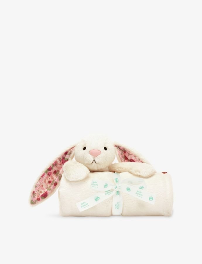 Blossom Bunny Berry Faux-Fur Blankie