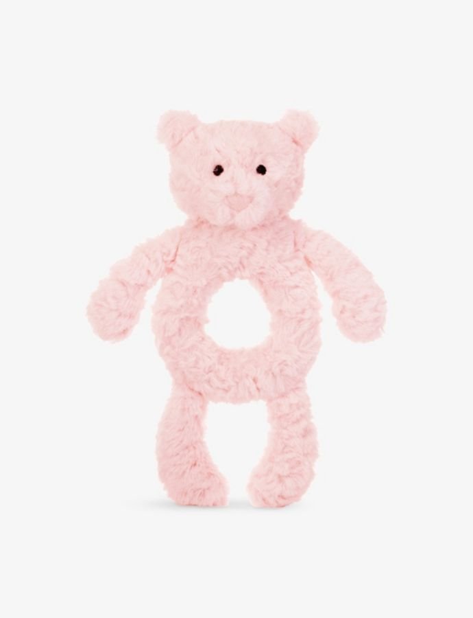 Leola Bear Soft Ring Rattle