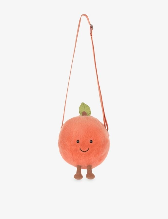 Amuseables Peach Soft Shoulder Bag 18cm