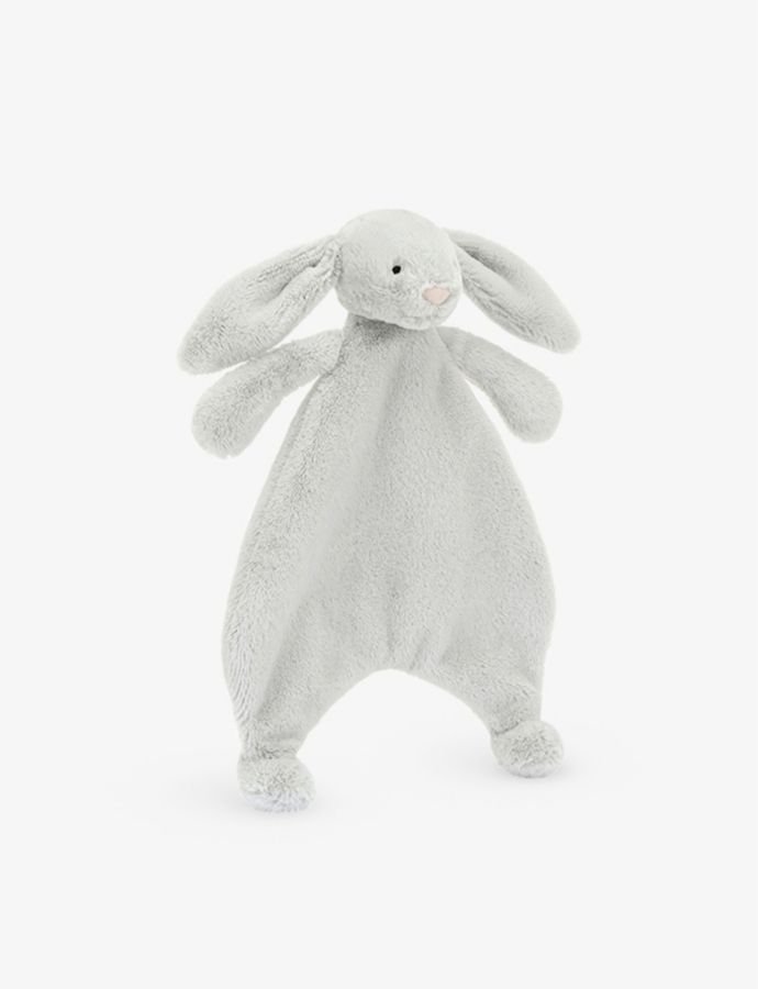 Bashful Bunny faux-fur comforter soft toy 27cm