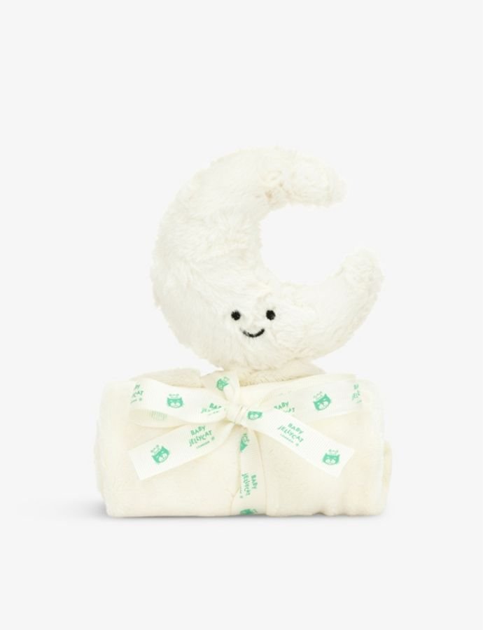 Amuseable Moon faux-fur soother 34cm