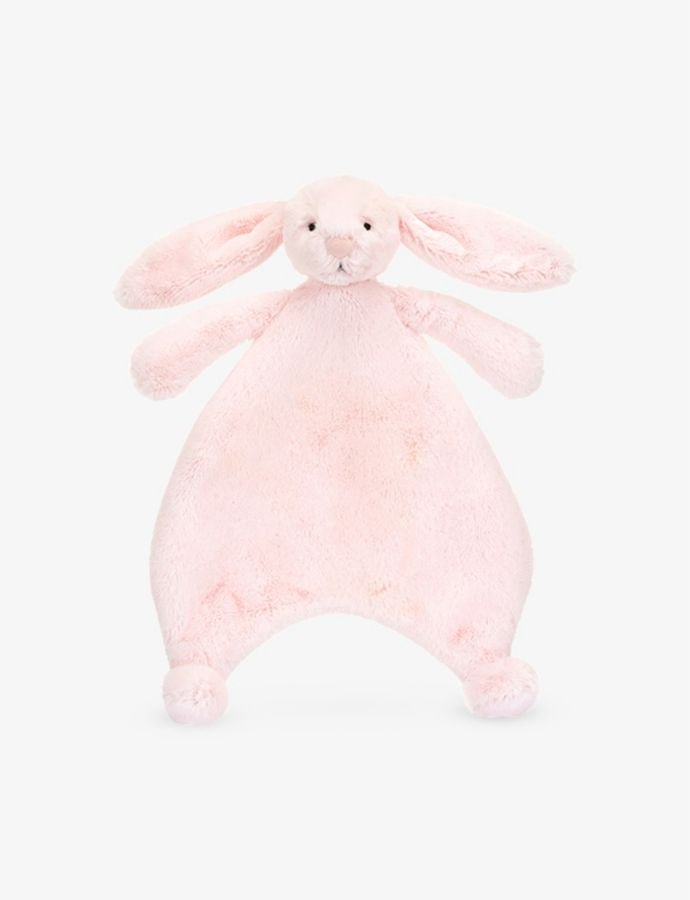 Bashful Bunny faux-fur comforter soft toy 27cm