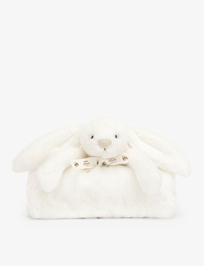 Luxe Bashful Bunny faux-fur blanket 70cm