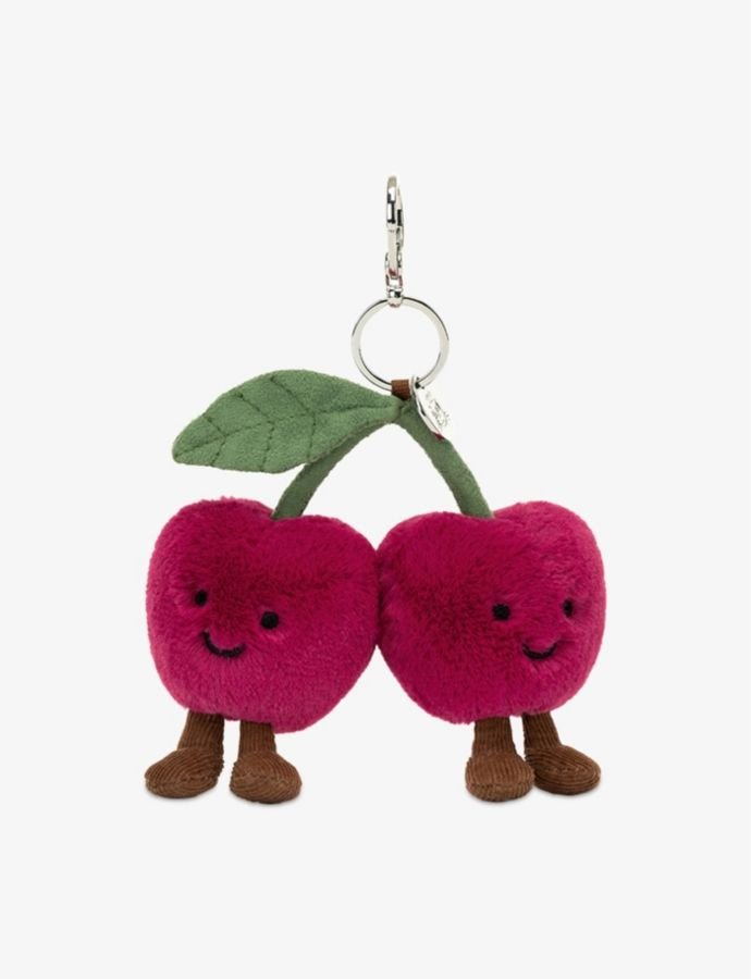 Amuseables Cherries Woven Bag Charm 16cm